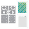 Sealed Collection - Layered Geometric Flower Stencils