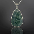 Seraphinite Angel Pendant Necklace
