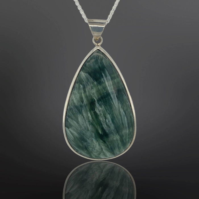 Seraphinite Angel Pendant
