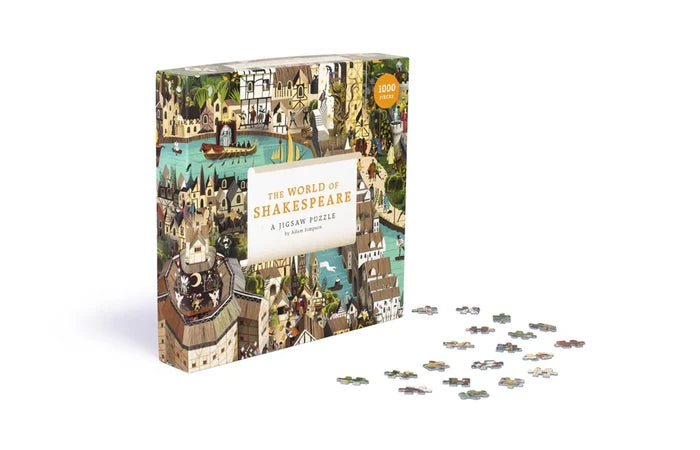 Shakespeare puslespil med 1000 brikker fra Laurence King