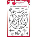 Singles Wire Bird Circle - Clear Stamps