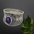 Size 8 Amethyst Ring