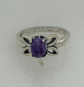 Size 8 Charoite Fat Dragonfly