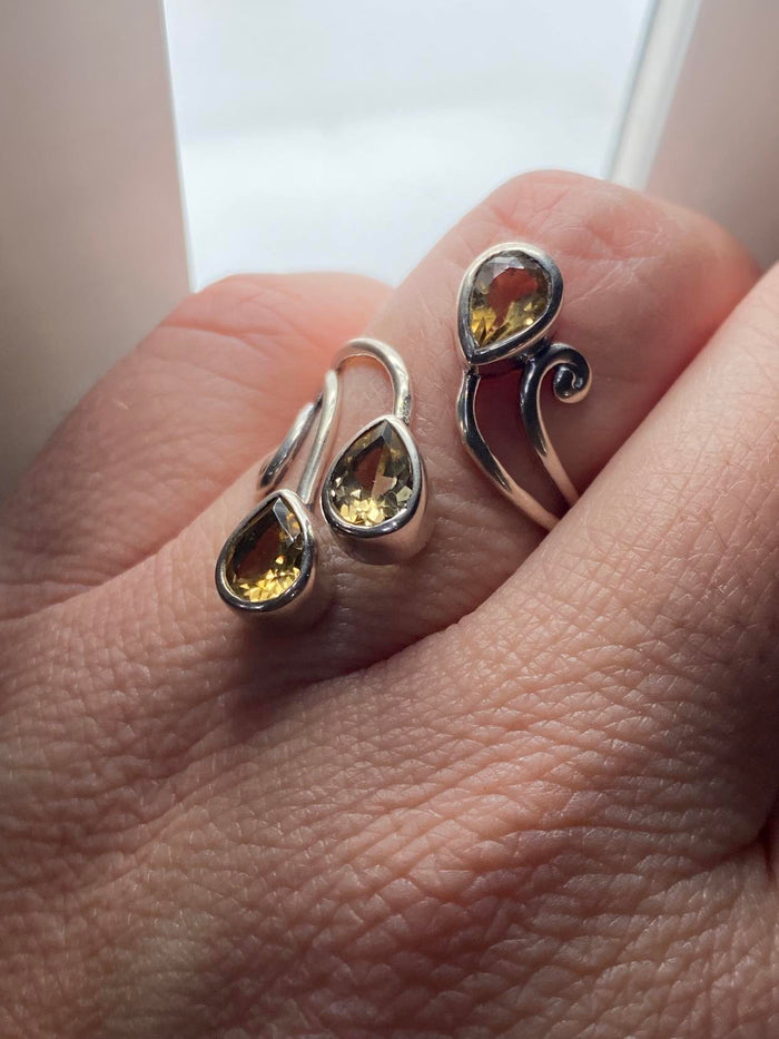 Size 8 Citrine Ring