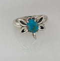 Size 8 Turquoise Fat Dragonfly