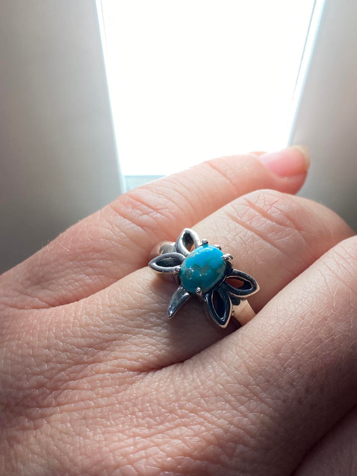 Size 8 Turquoise Fat Dragonfly