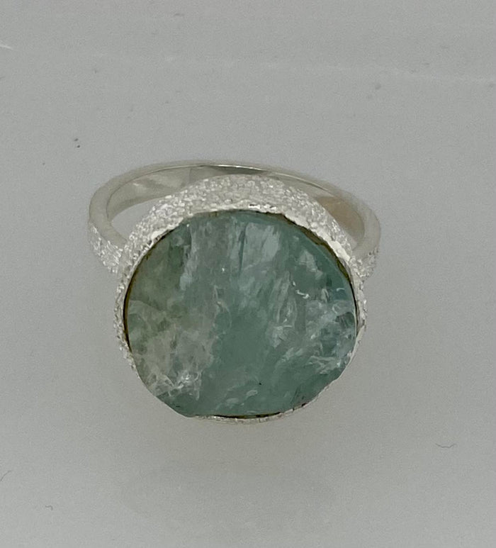Size 9 Aquamarine Ring