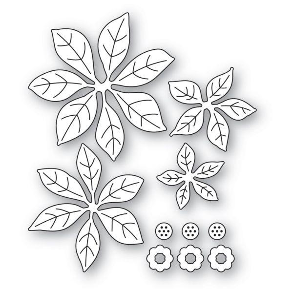Small Poinsettia Layers Die