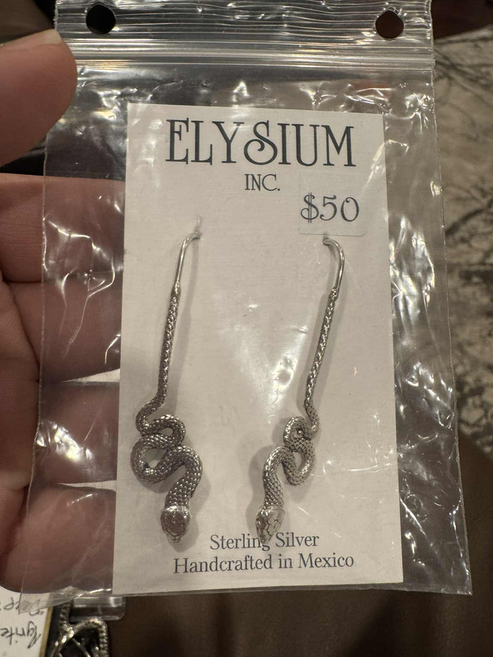 Snake Hook Earrings (Not a Necklace)
