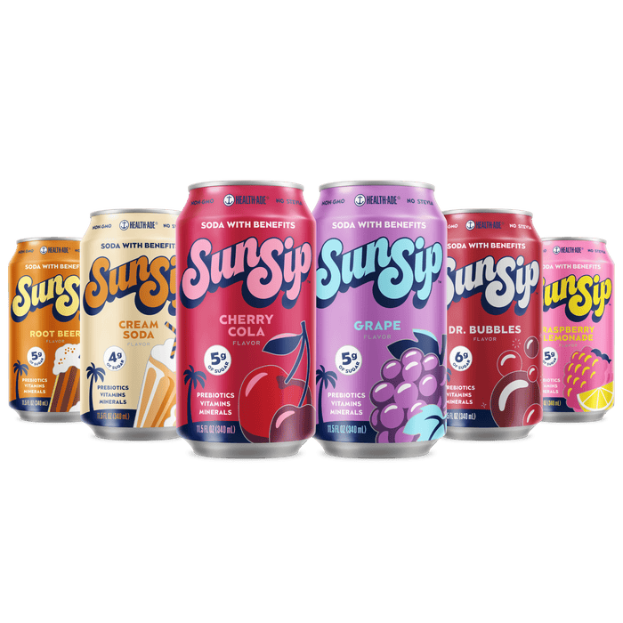Soda Sampler Variety Pack - SunSip SunSip by Health-Ade Health-Ade