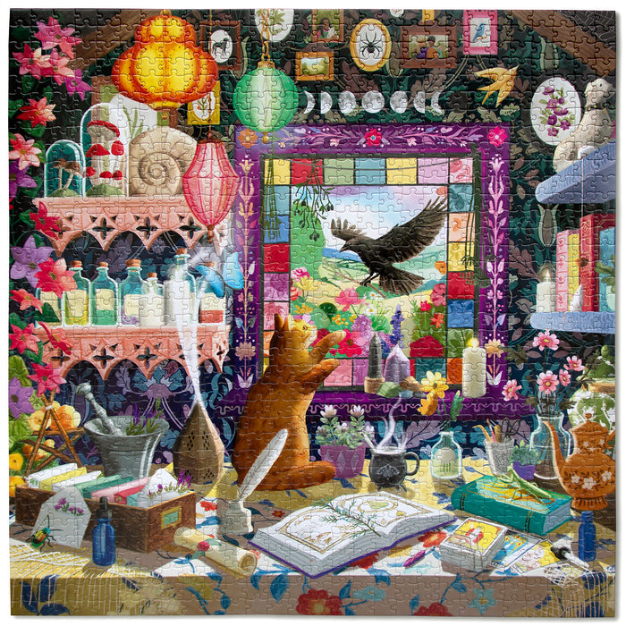 Sorcerer's Workshop 1000 brikker puslespil fra eeBoo