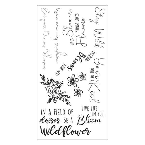 Spring Bloom Sentiments - Clear Stamps