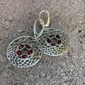 Sterling Silver Baltic Amber Earrings