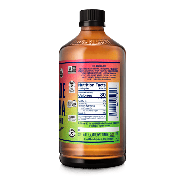 Strawberry Mango Chili Kombucha Health-Ade