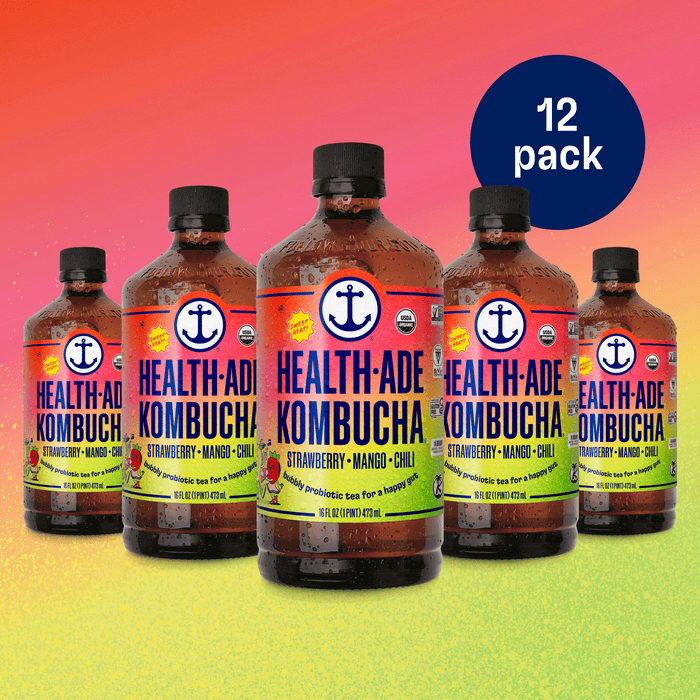 Strawberry Mango Chili Kombucha Health-Ade