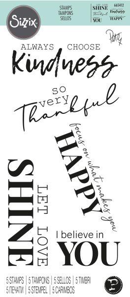 Sunnyside Sentiments #10 - Clear Stamps