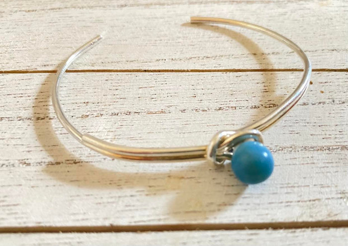 Swedish Blue Knot Bracelet