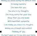 Sympathy Stamp - Clear Stamps