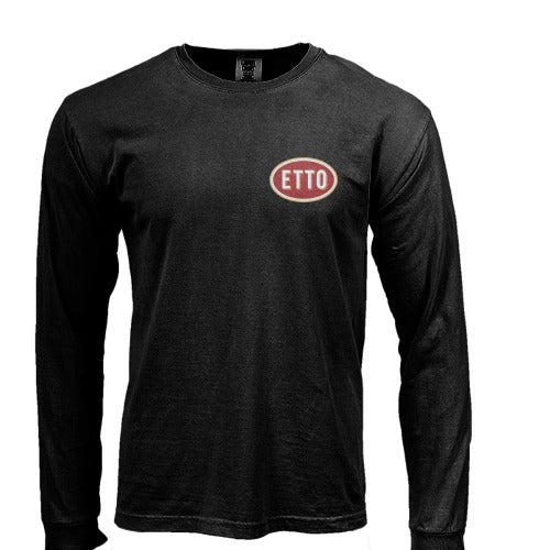 T-shirt (Long Sleeve) Black Etto - Etto Pasta