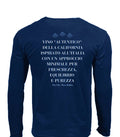 T-Shirt Navy Giornata Long Sleeve - Etto Pasta