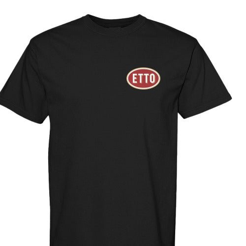 T-shirt (Short Sleeve) Black Etto - Etto Pasta