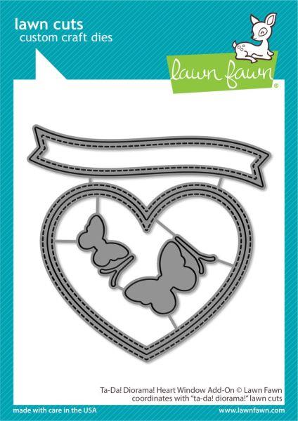 Ta-Da! Diorama! Heart Window Add-On DIes