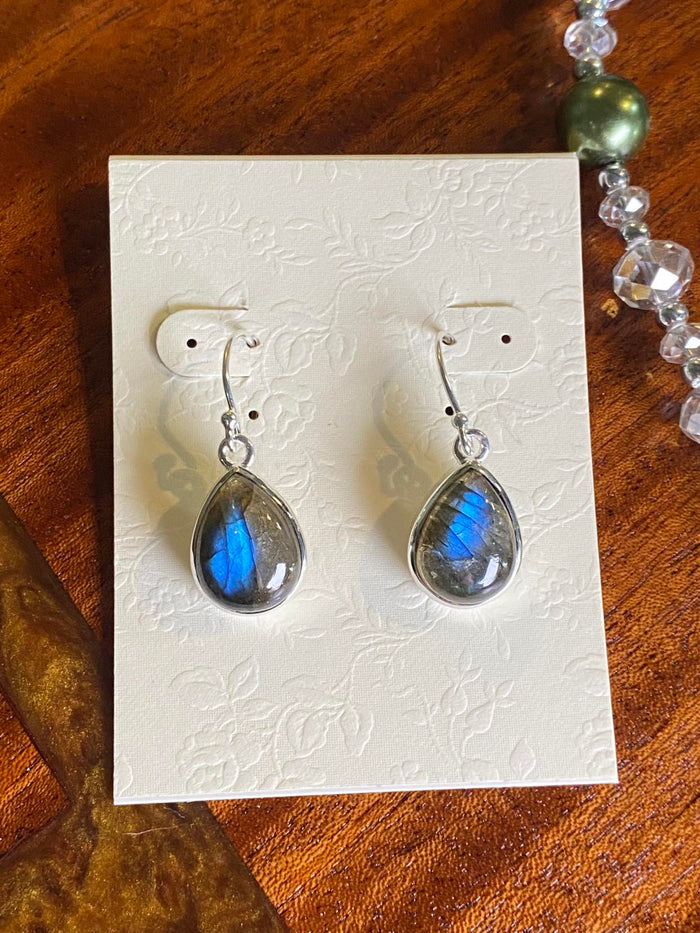 Teardrop Labradorite Earrings
