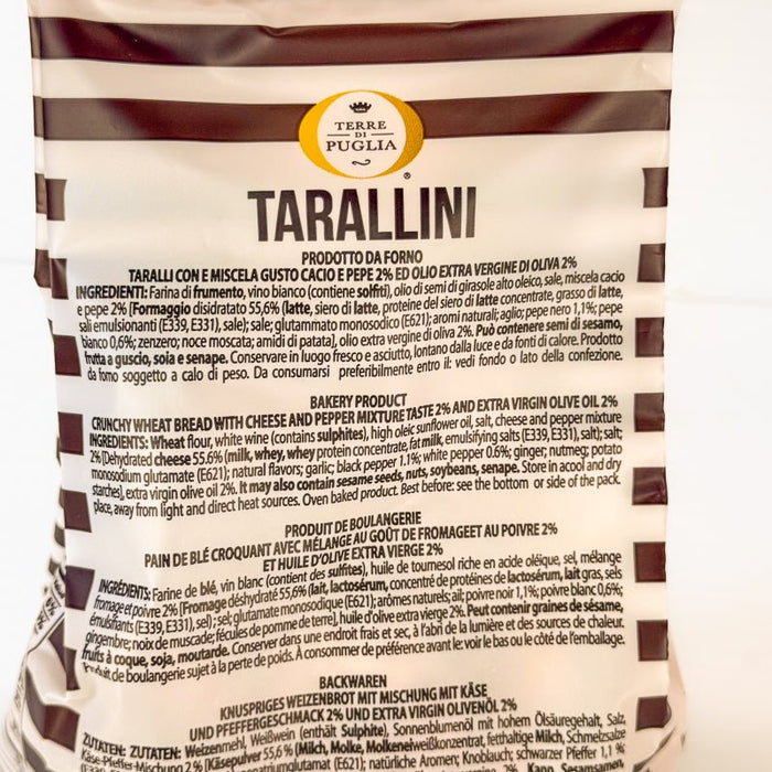 Terre di Puglia Tarallini - Etto Pasta