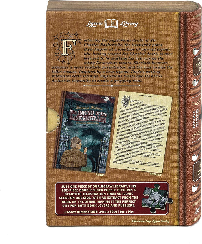The Hound of the Baskervilles 252 brikker bogpuslespil fra Professor Puzzle