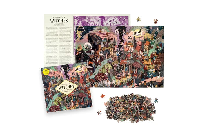 The World of Witches puslespil med 1000 brikker fra Laurence King