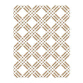 Tic Tac Toe Plaid - Hot Foil Glimmer Plate