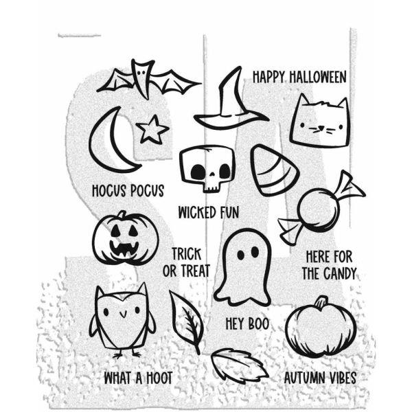 Tiny Frights - Cling Stamps