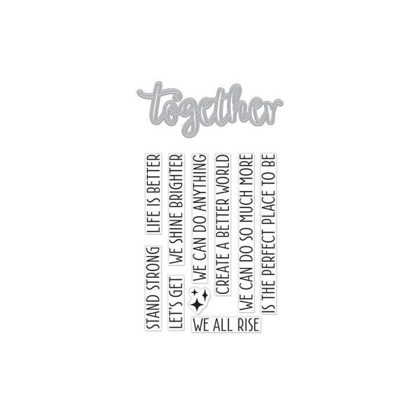 Together - Clear Stamps and Die Set