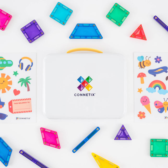Travel Mini Pack 32 Piece Magnetic Tiles – CONNETIX
