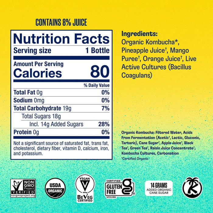 Tropical Variety Pack Kombucha Health-Ade