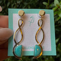 Turquoise Earrings - 925 Sterling Silver