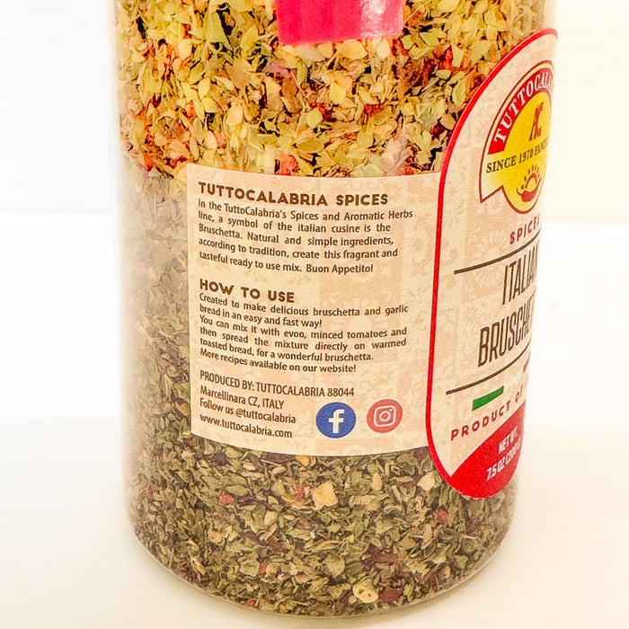 Tutto Calabria Bruschetta Seasoning - Etto Pasta