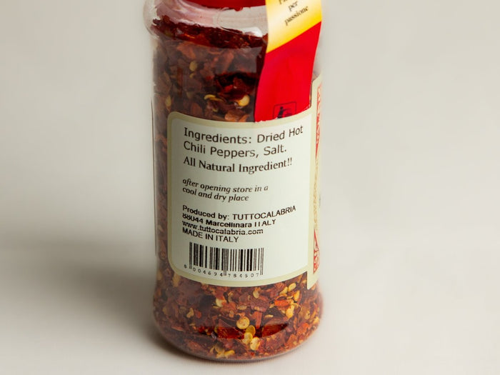Tutto Calabria Dried Hot Crushed Calabrian Chili Flakes - Etto Pasta