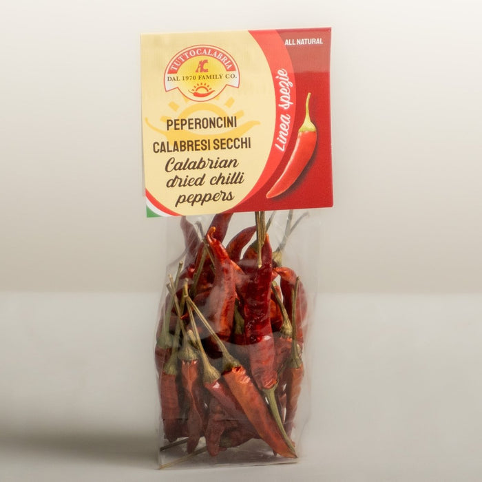Tutto Calabria Dried Hot Long Peppers - Etto Pasta