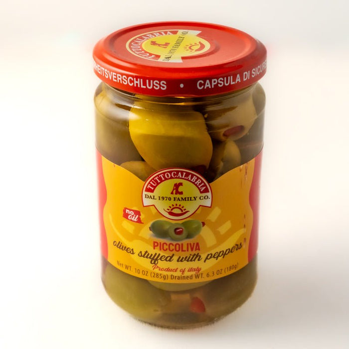 Tutto Calabria Piccoliva Olives Stuffed with peppers - Etto Pasta