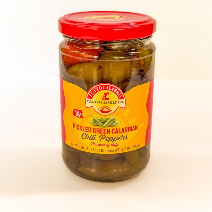 Tutto Calabria Pickled Green Calabrian Chili Peppers - Etto Pasta