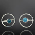 Two Variations! Diff Sizes! Look at ALL pics! Swedish Blue Circle Ring