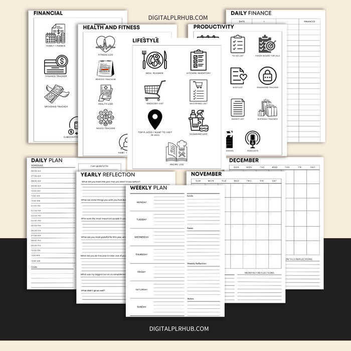Undated Printable Planner