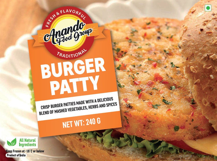 VEG BURGER PATTY 60G X 4 PCS X 12 PACKS