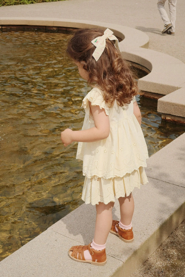 Velvet Bow Pearly Hair Clip – Konges Sløjd