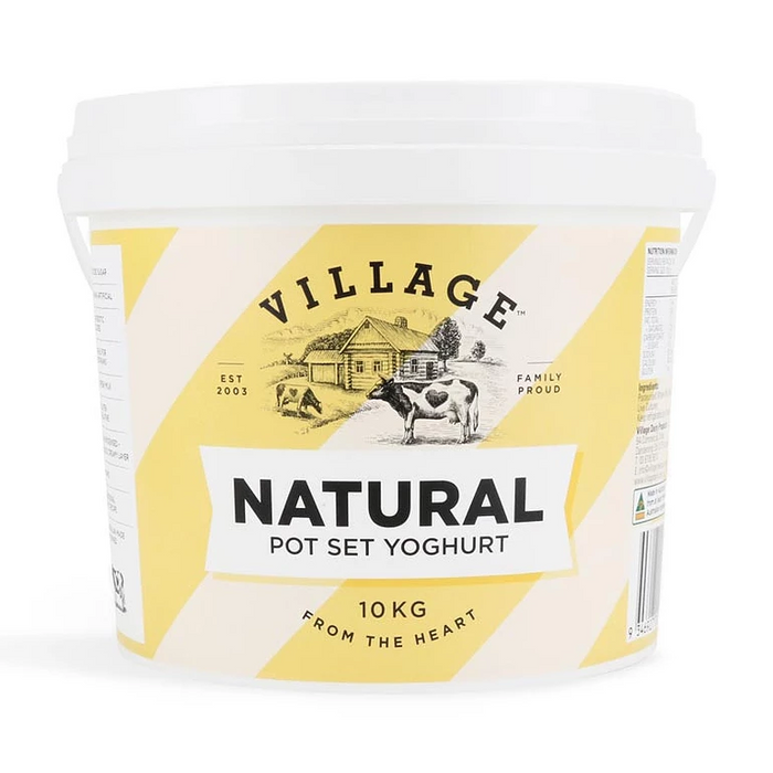 VILLAGE NATURAL YOGHURT 10 KG