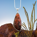 Walker Ranch Agate Pendant – Alpine, Texas | Big Bend | 925 Sterling Silver