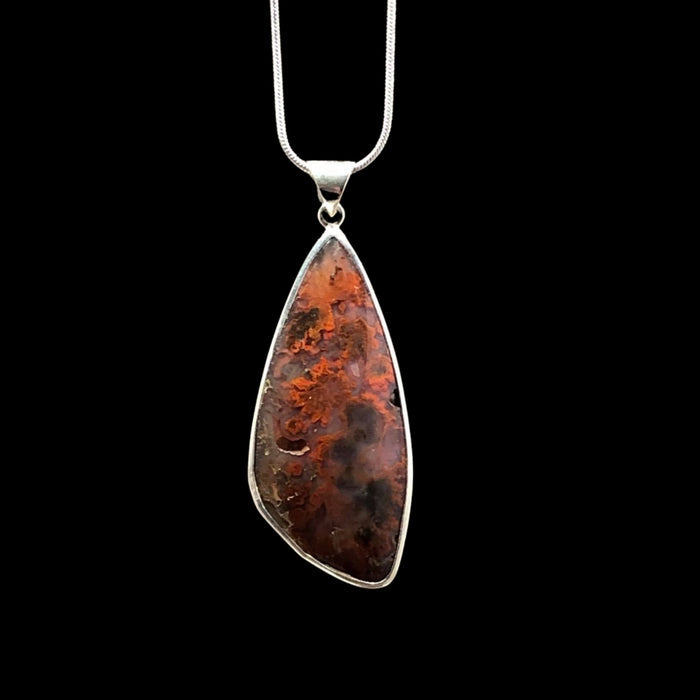 Walker Ranch Agate Pendant – Alpine, Texas | Big Bend | 925 Sterling Silver