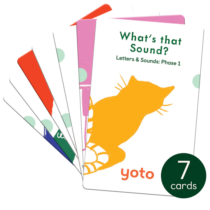 What's That Sound? Phase 1 Phonics Yoto Card
