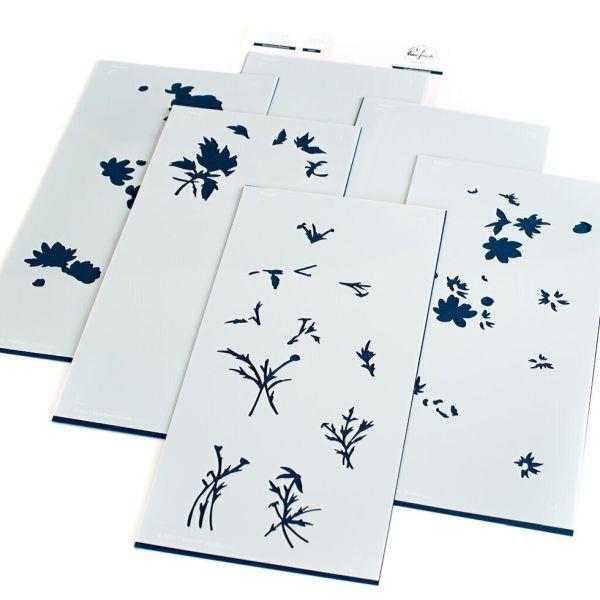 Whimsical Blooms - Layering Stencils